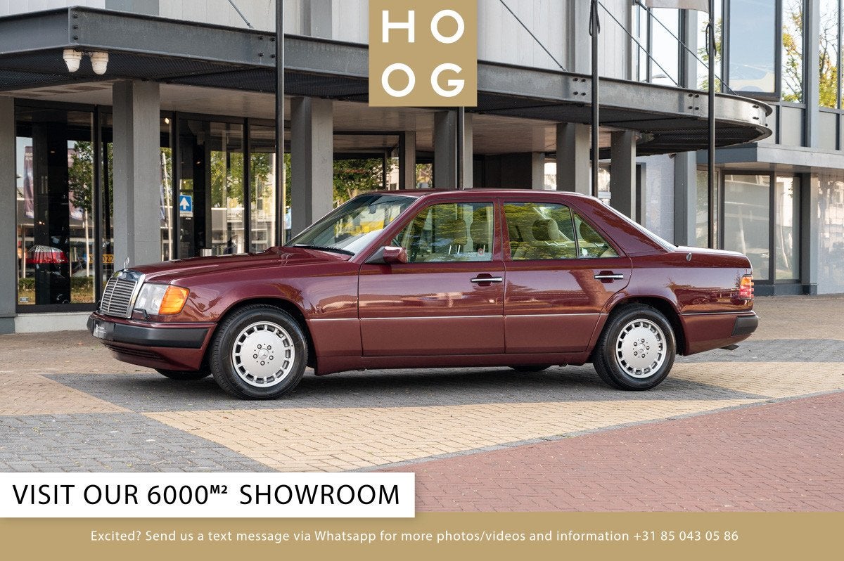 Mercedes-Benz E-Klasse 300E W124 (bj 1991), Auto's, Lederen bekleding, Gebruikt, Overige kleuren, Leder