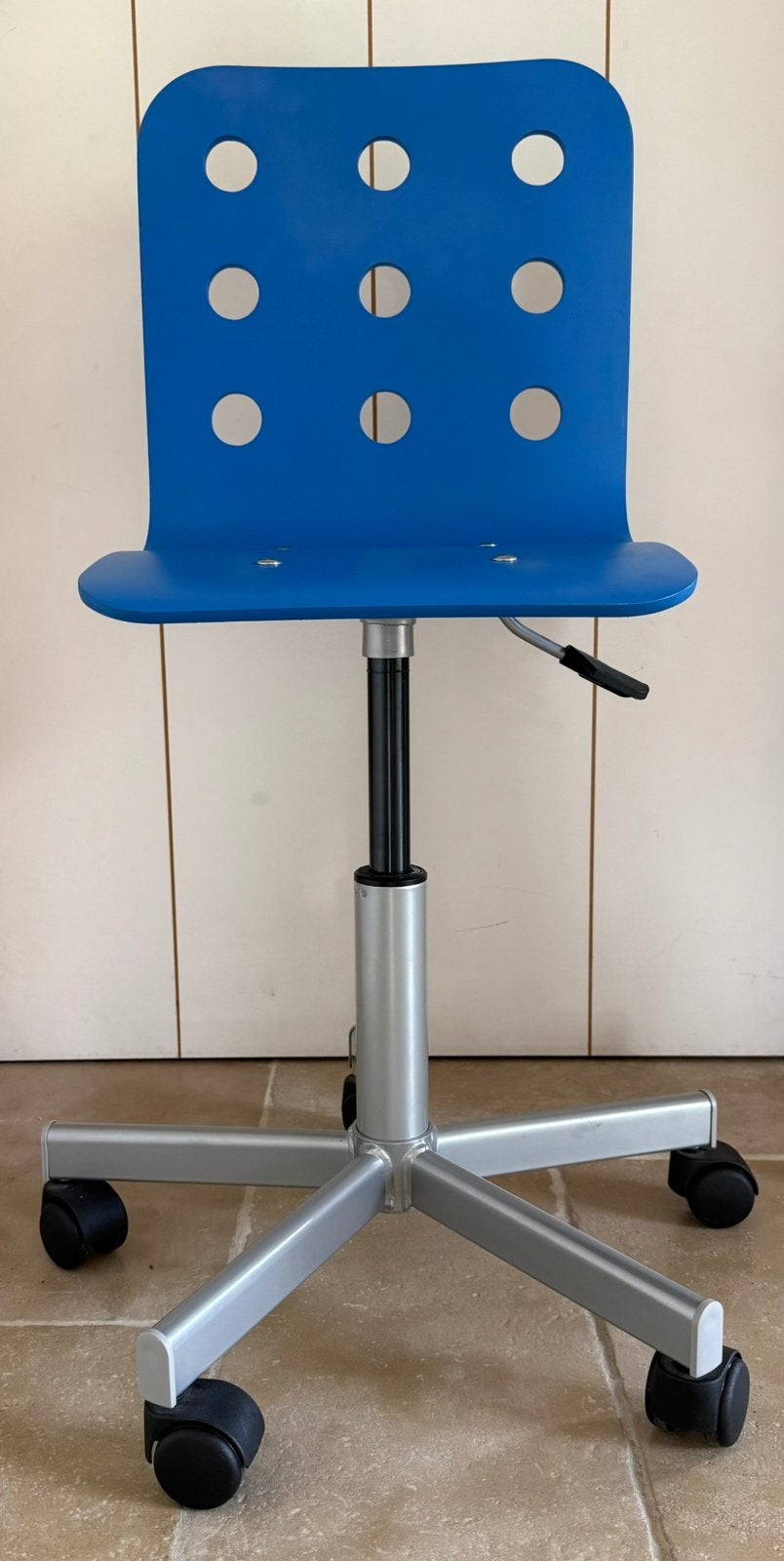 Kinder bureaustoel blauw, Ophalen, Blauw, Zo goed als nieuw, Bureaustoel