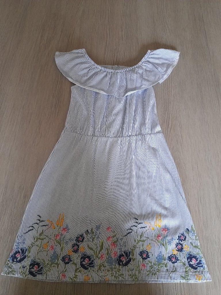Licht blauw kleedje H&M 134/140, Kinderen en Baby's, Kinderkleding | Maat 134, Meisje, H&M, Ophalen of Verzenden, Zo goed als nieuw