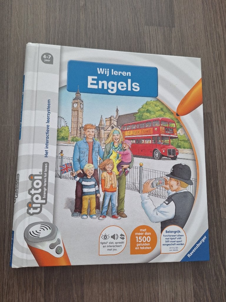 Tiptoi- Wij leren Engels, Enlèvement, Comme neuf, Langue et Lecture, Sonore