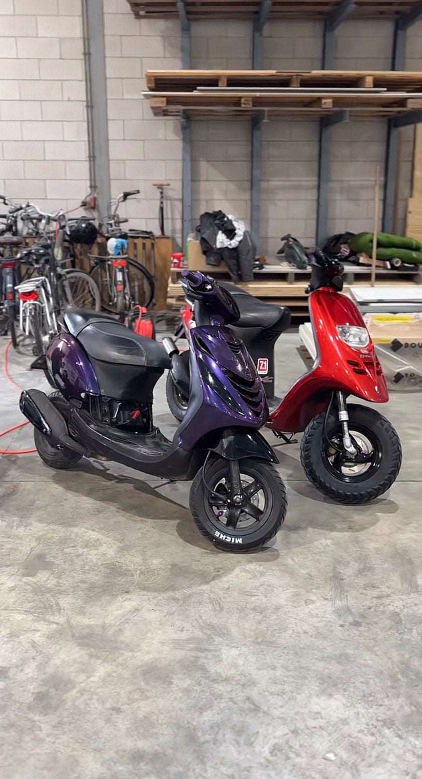 Kappotte brommers gezocht 2t, Fietsen en Brommers, Scooters | Piaggio, Ophalen, Zo goed als nieuw
