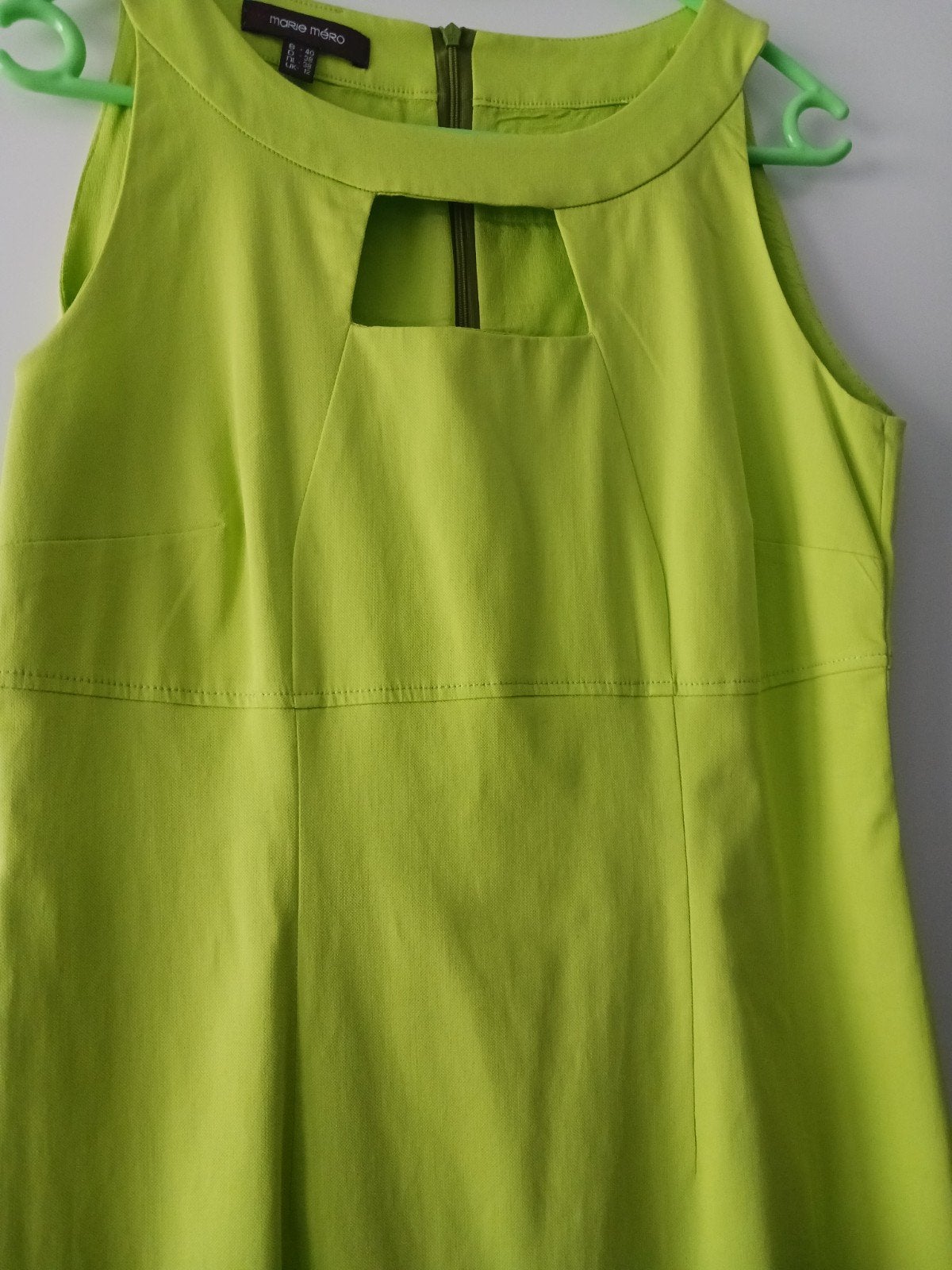Groen kleed merk Marie Méro net als nieuw te koop.M 40, Vêtements | Femmes, Robes, Taille 38/40 (M), Au-dessus du genou, Marie Méro