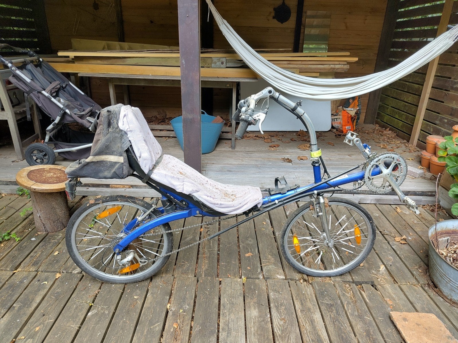 M5 ligfiets, Ophalen