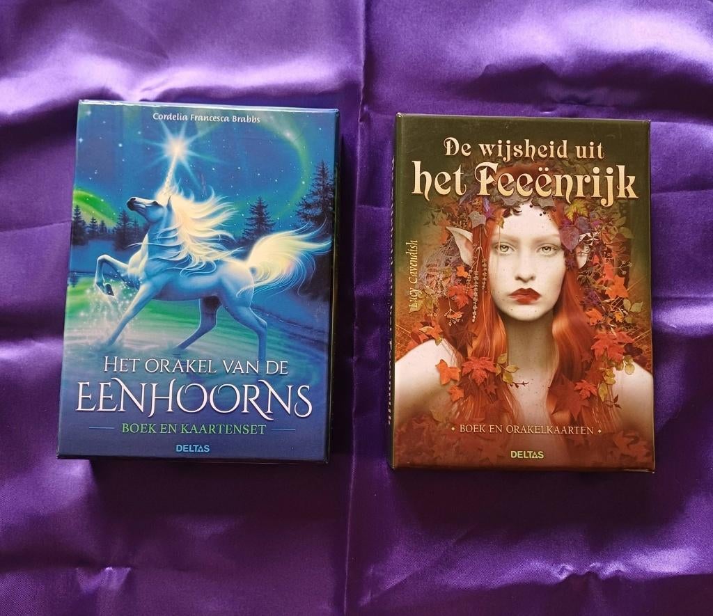 Set orakelkaarten, Boeken, Esoterie en Spiritualiteit, Ophalen of Verzenden, Zo goed als nieuw, Tarot of Kaarten leggen, Overige typen