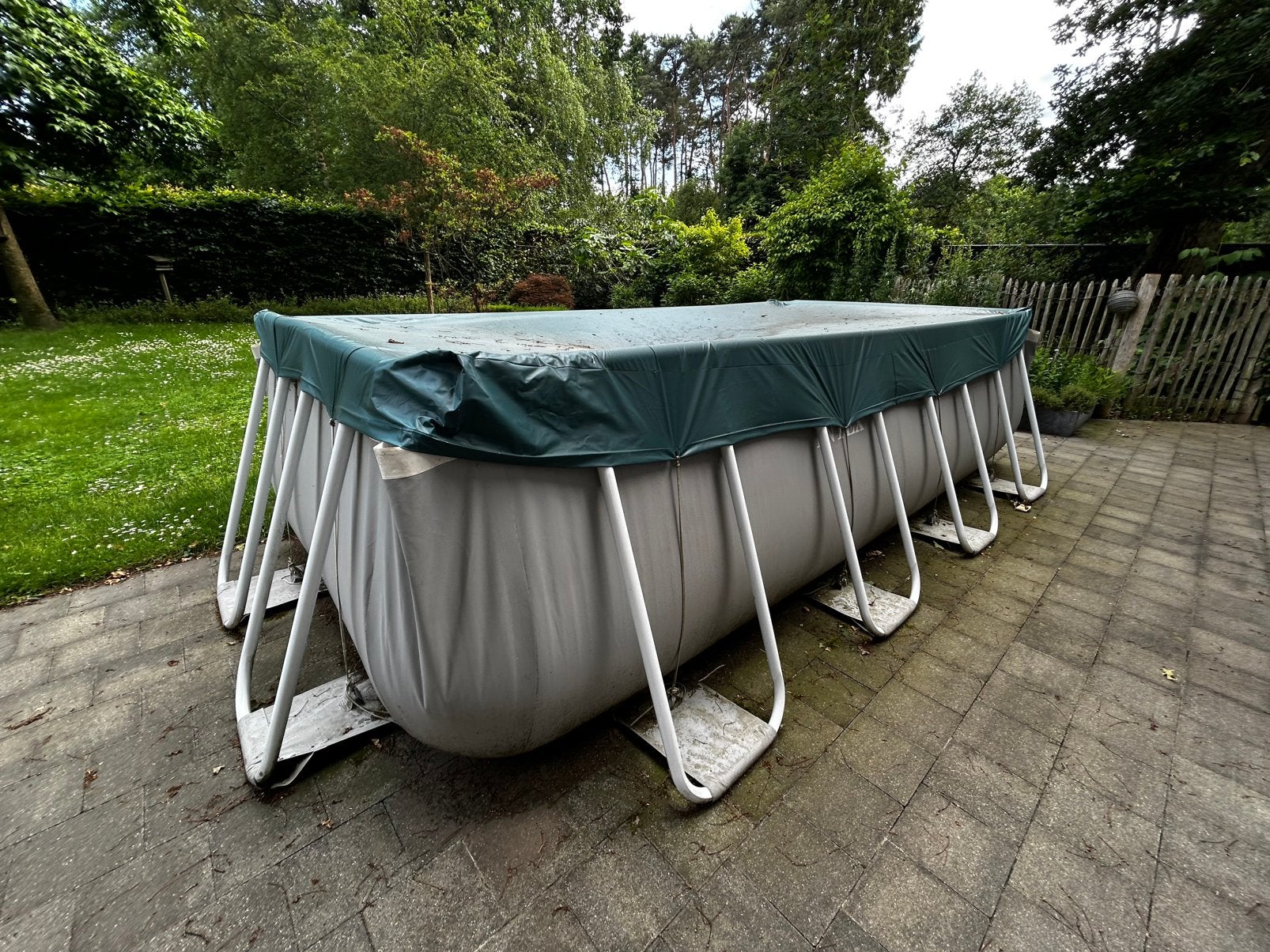 Piscine Intex 400x200 en bon état, Jardin & Terrasse, Piscines, Enlèvement, Utilisé, Rectangulaire, Piscines hors sol
