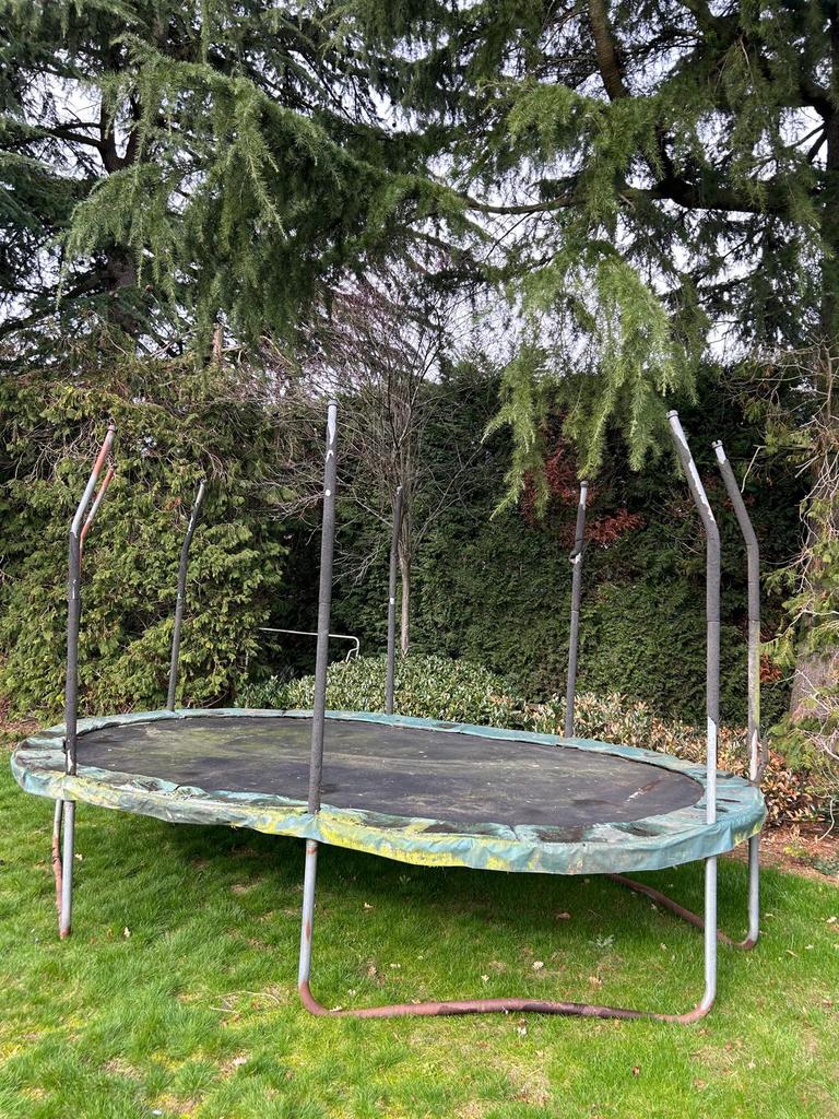 Trampoline, Ophalen, Gebruikt