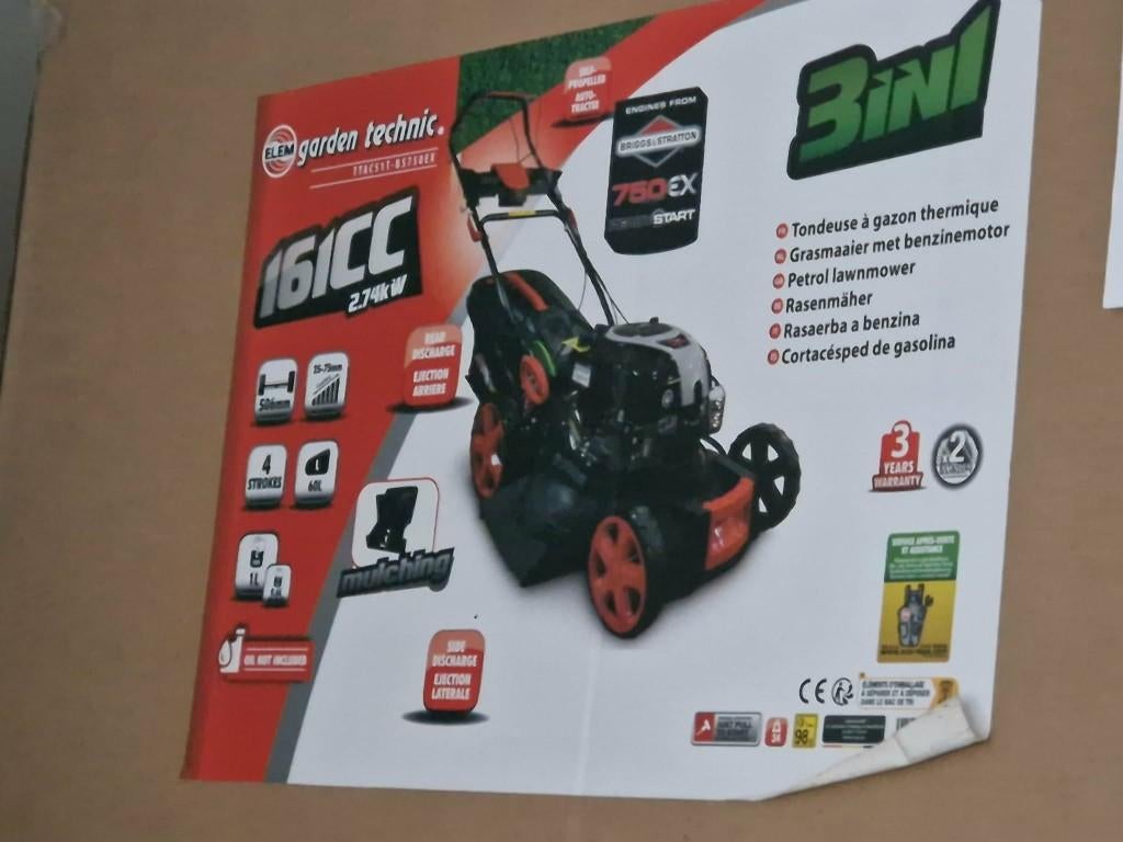 Grasmaaier benzin, Cirkelmaaier, Ophalen, Gebruikt, 50 cm of meer