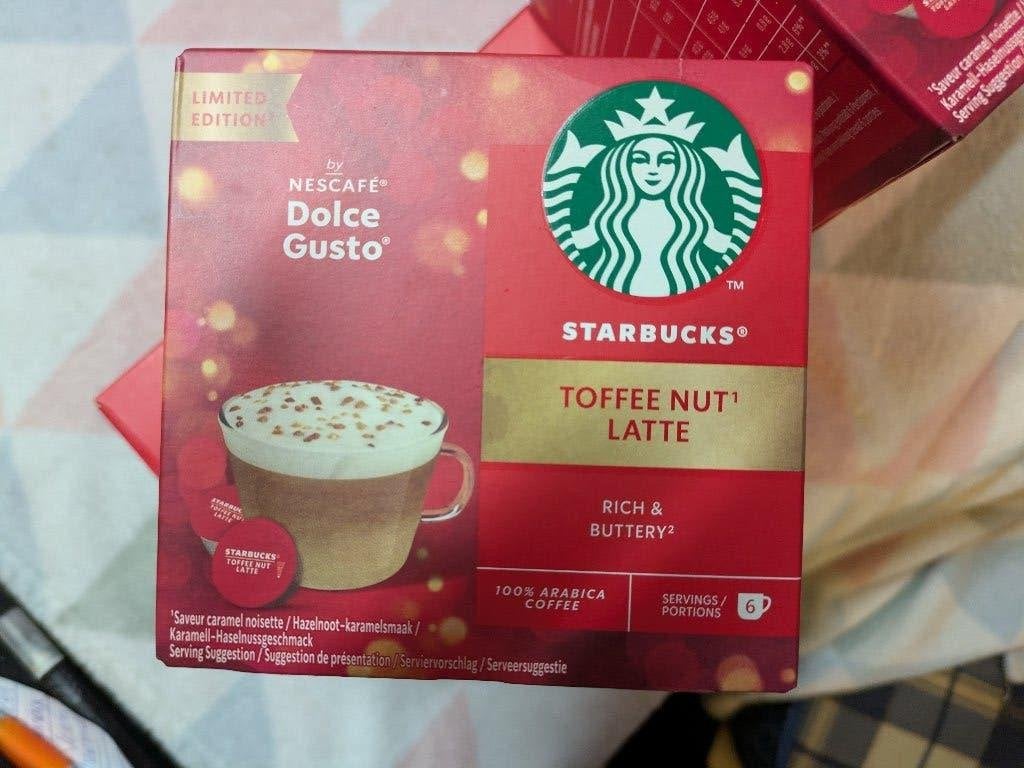 8 doosjes starbucks dolce gusto cups Toffee Nut Latte, Electroménager, Neuf, Autres modèles, Dosettes et capsules de café, 4 à 10 tasses