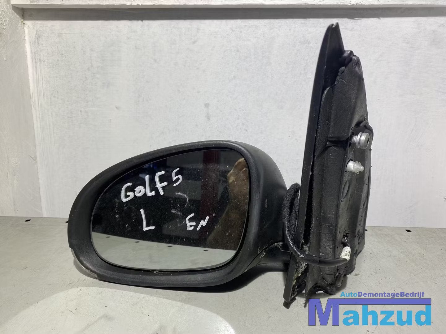 VW GOLF 5 Links zwart spiegel buitenspiegel, Gebruikt, Volkswagen, Volkswagen AG, Vw@volkswagen.de