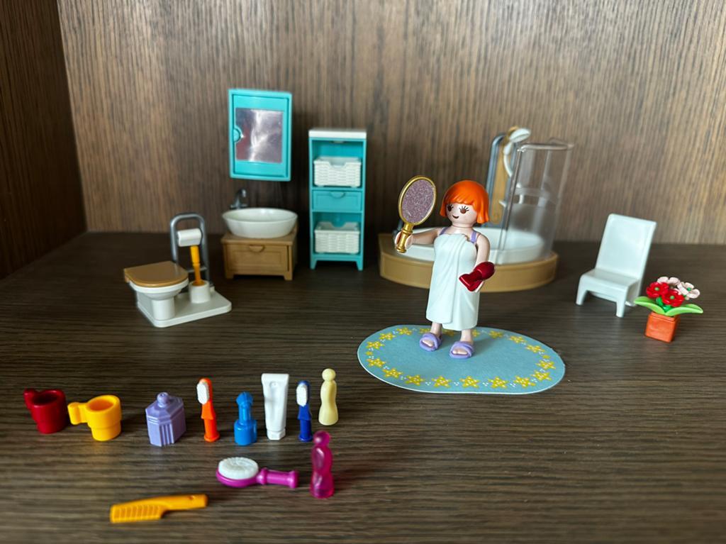 Playmobil badkamer 5330, Verzamelen, Poppenhuizen en Toebehoren, Ophalen of Verzenden, Zo goed als nieuw