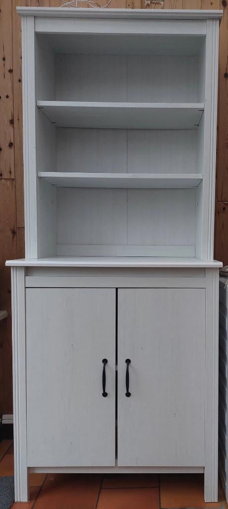 Ikea kast brusali wit 2st, Huis en Inrichting, Ophalen, Gebruikt