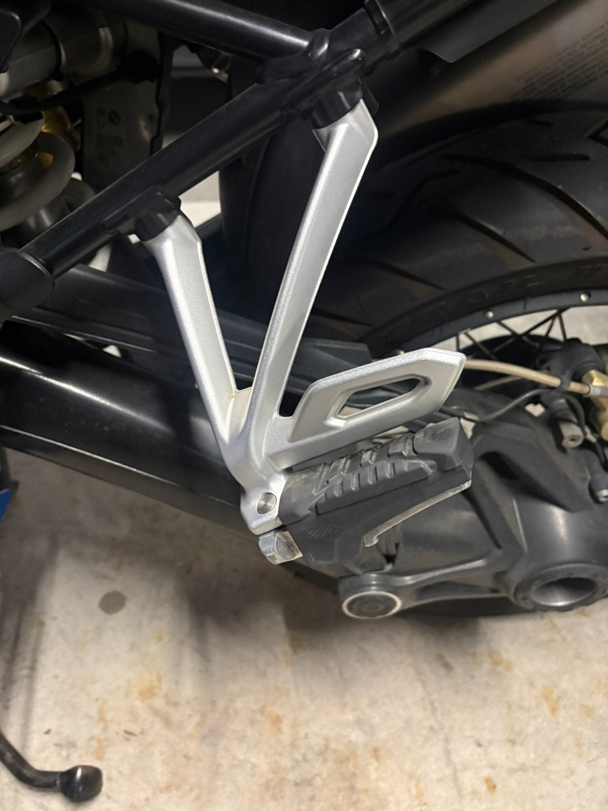 Originele onbeschadigde BMW R1200GS passagiers voetsteunen, Motoren, Ophalen of Verzenden, Gebruikt