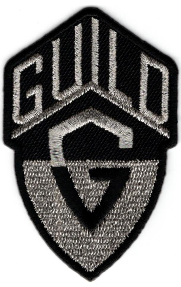 Guild Guitar stoffen opstrijk patch embleem, Verzenden, Nieuw, Kleding