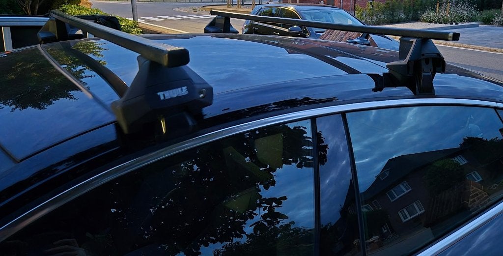 Dakdragers Thule Evo Clamp (710500) + SquareBar Evo 135cm, Auto-onderdelen, Overige Auto-onderdelen, Ophalen, Gebruikt, Audi