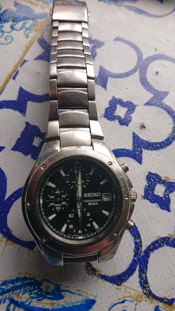 Seiko Chronograph 7T92-0FX0 horloge, Ophalen of Verzenden, Seiko