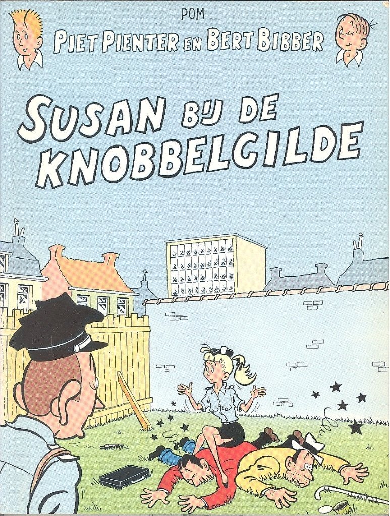 Piet Pienter en Bert Bibber nr 45-Susan bij de Knobbelgilde, Enlèvement ou Envoi, Une BD, Comme neuf, POM