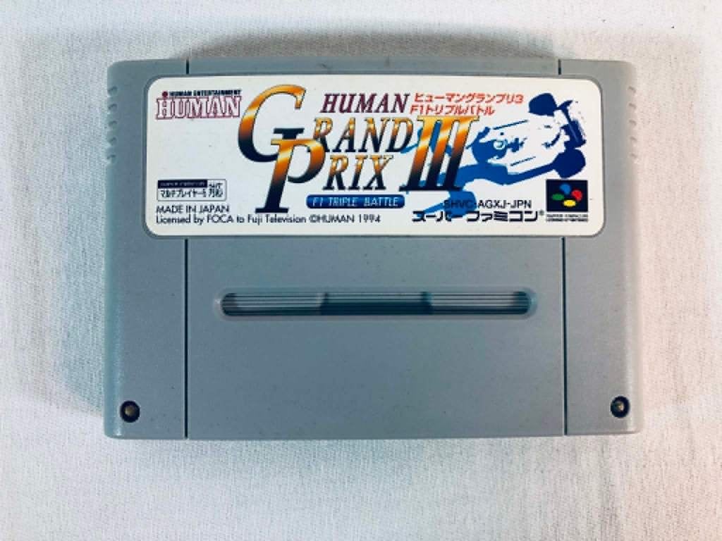 Human Grand Prix III F1 Triple Battle SFC JAP Losse game, Games en Spelcomputers, Gebruikt, Verzenden, Racen en Vliegen, 2 spelers