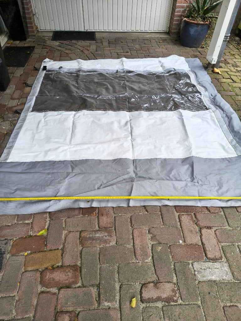 Fiamma voorwand 320 cm  en zijwanden 200 cm zgan, Ophalen, Zo goed als nieuw, PVC, Fiamma