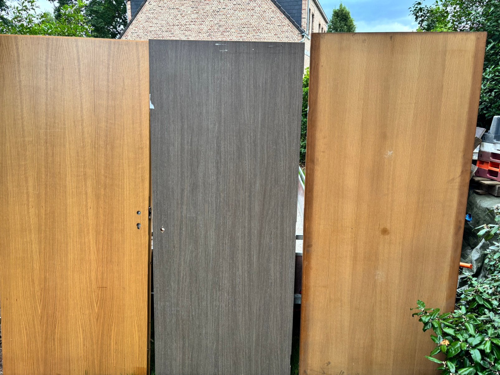 13 binnendeuren - gratis, Bricolage & Construction, Fenêtres & Moustiquaires, Porte intérieure, Enlèvement, Utilisé, Bois