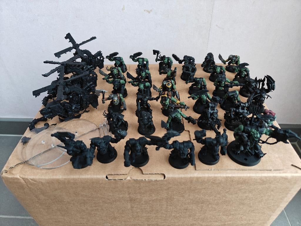 Warhammer 40K Assault on Black Reach Orks, Peint, Enlèvement ou Envoi, Figurine(s), Warhammer 40000
