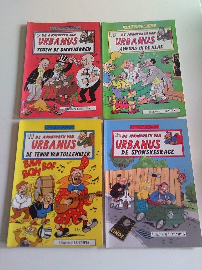 Urbanus nrs 7 - 10 - 11 - 21 in eerste druk ., Boeken, Ophalen of Verzenden