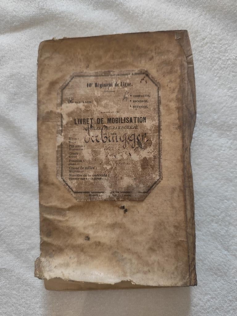 Livret 10li 14/18 abbl, Collections, Enlèvement ou Envoi