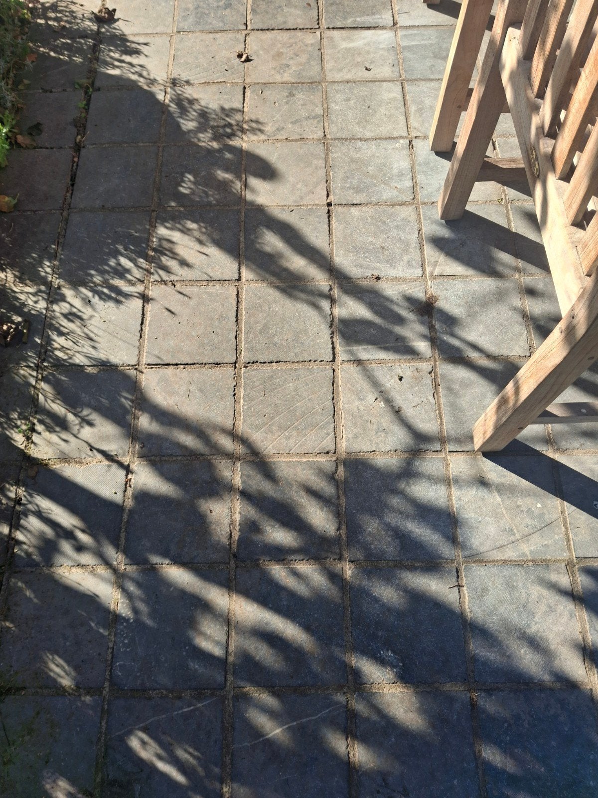 Belgische blauwe hardsteen, Enlèvement, Utilisé, 10 m²² ou plus, Tuiles de terrasse