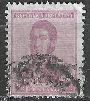 Argentine 1922 - Yvert 266 - Jose de San Martin (ST), Envoi, Affranchi, Amérique du Sud