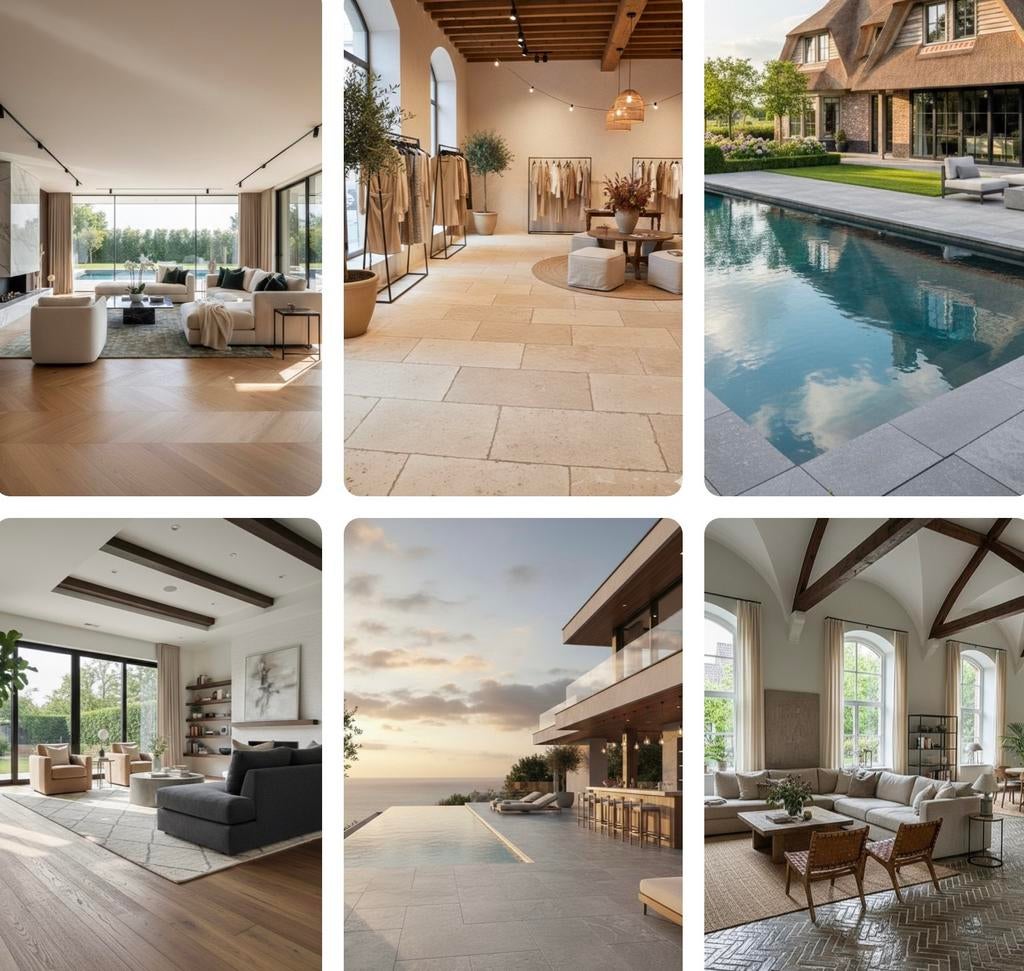 Groot Assortiment Vloeren | Hout, Tegels & Natuursteen, Enlèvement ou Envoi, Neuf, Intérieur