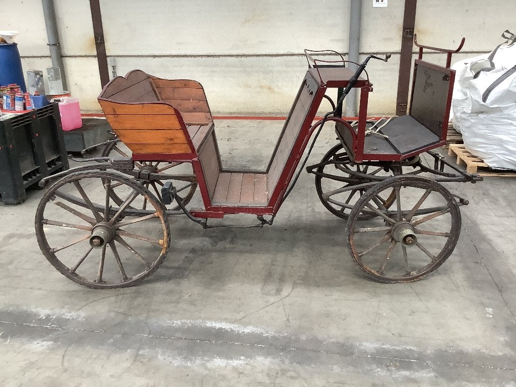 Koets, hout en wielen, Gebruikt, Overige typen, Paard of Pony