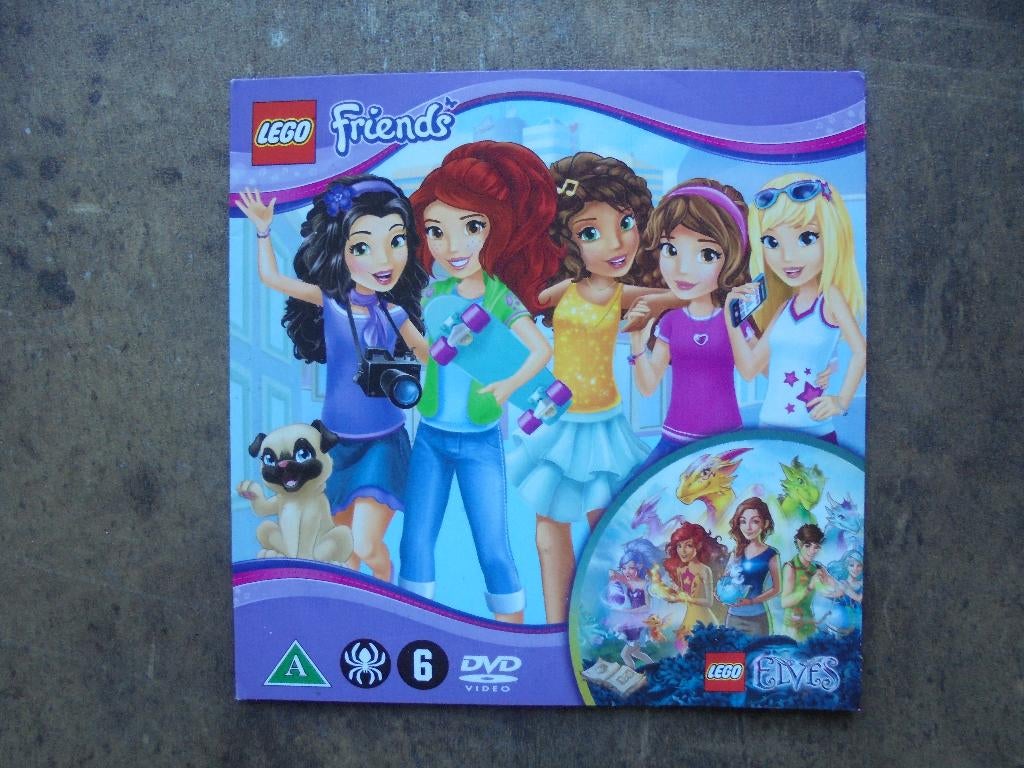 Lego DVD Friends & Elves (zie foto's), Gebruikt, Tekenfilm, Alle leeftijden, Overige soorten