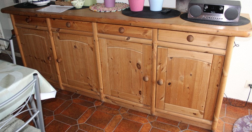 kast, Ophalen, Met deur(en), 75 cm of meer, Rustiek