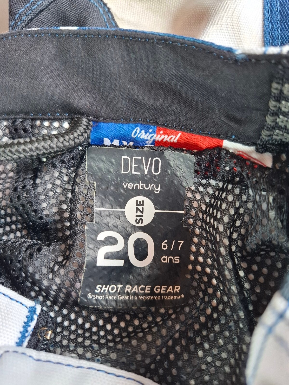Cross broek kinderen, Ophalen