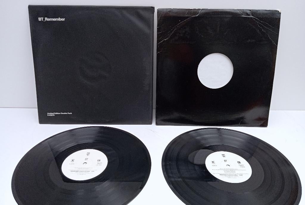 LP BT Remember, édition limitée, pack de deux, house trance, CD & DVD, Vinyles | Dance & House, Utilisé, Housse de protection extérieure