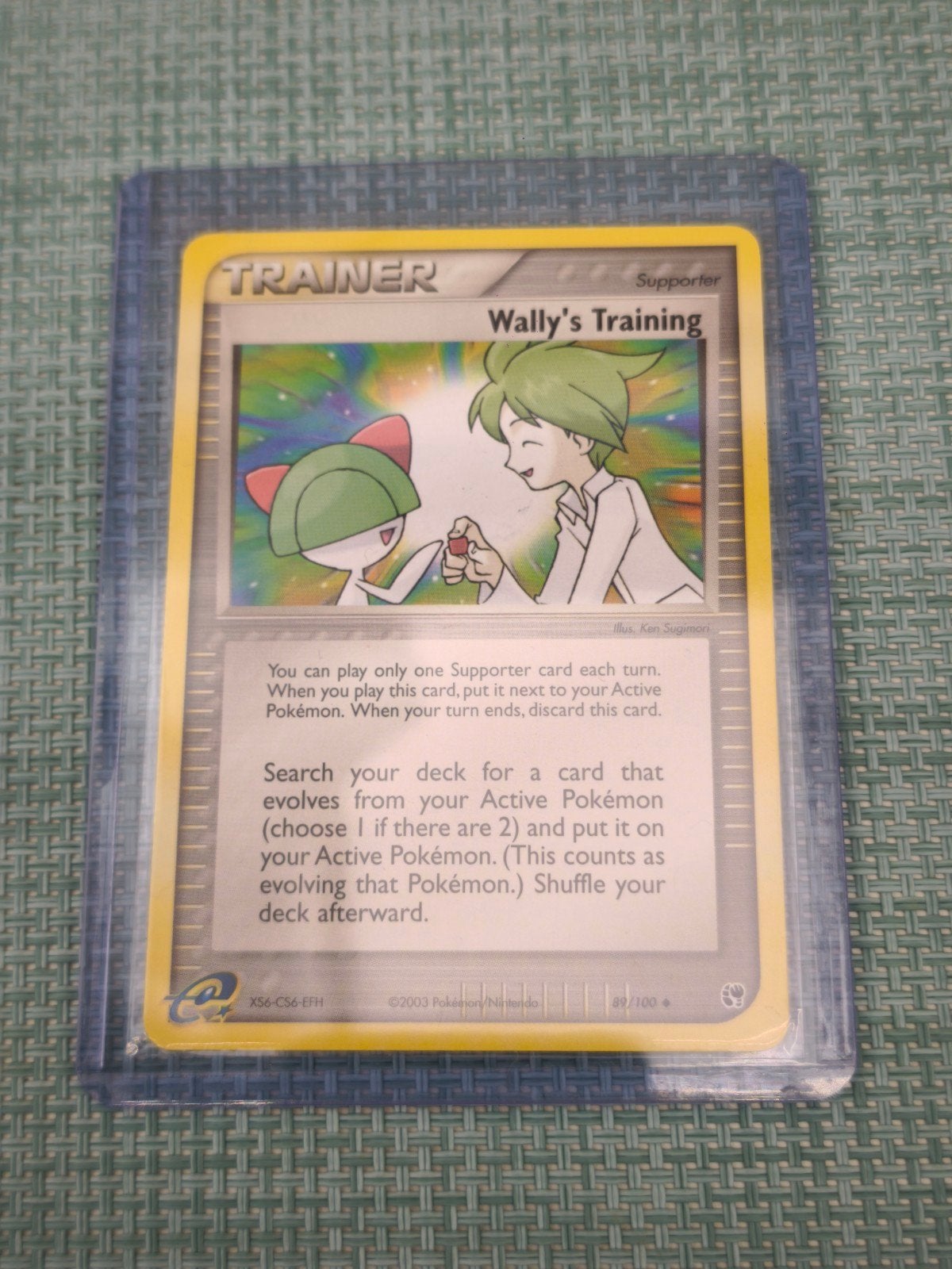 Wally's Training 89/100 - EX Sandstorm (2003) - Vintage, Enlèvement ou Envoi