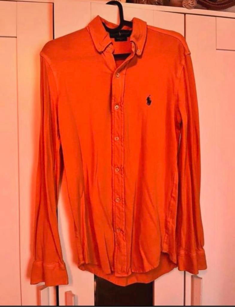 Polo Ralph Lauren S/M oranje, Kleding | Dames, T-shirts, Verzenden, Gedragen, Oranje