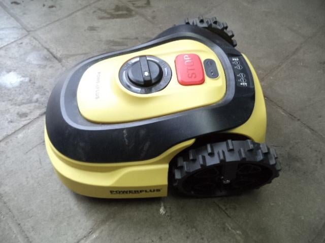 robot tondeuse, Enlèvement, Utilisé, Powerplus, Avec capteur de pluie