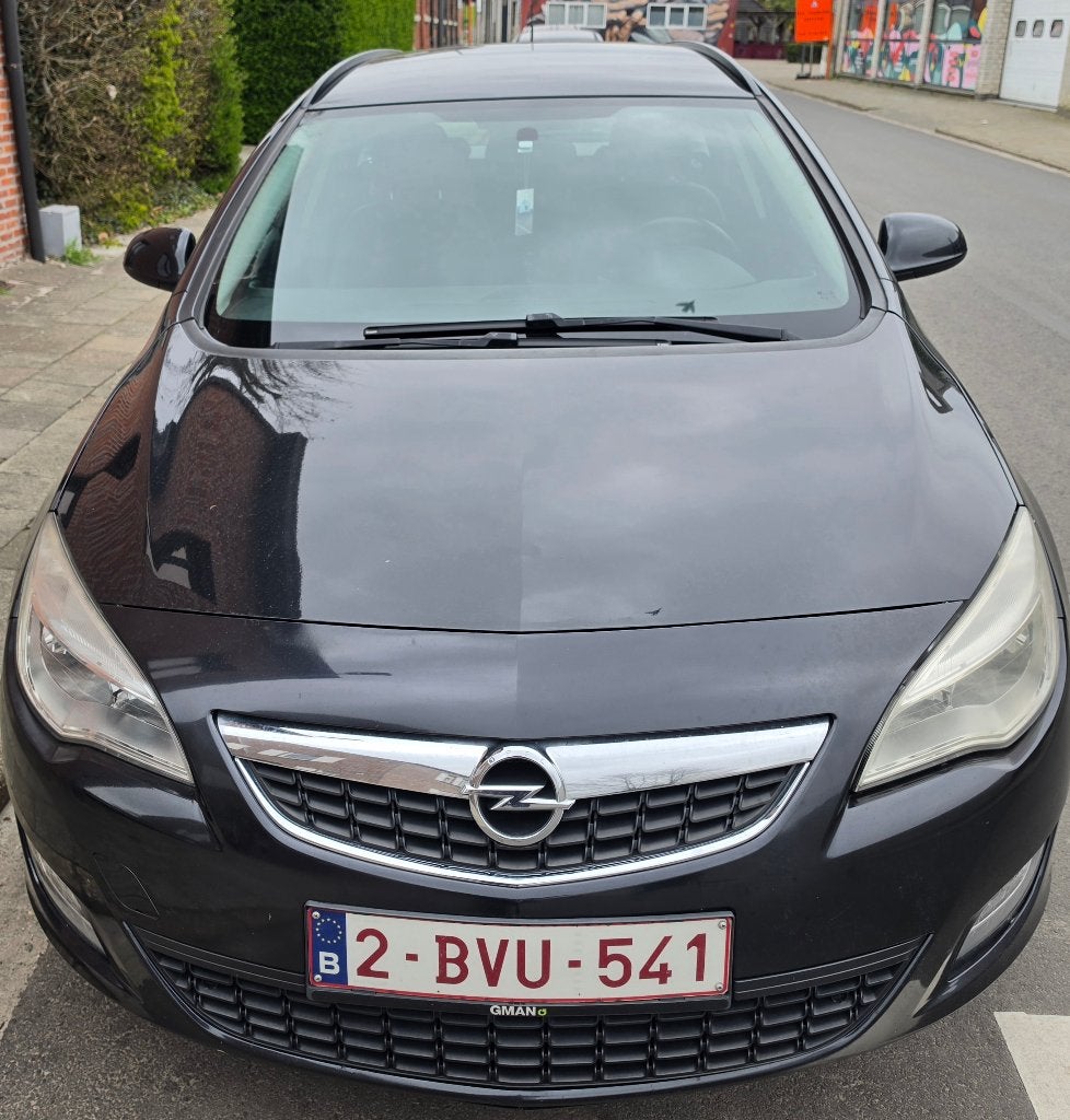 Opel astra sports tourer, Voorwielaandrijving, Euro 5, Zwart, Leder en Stof