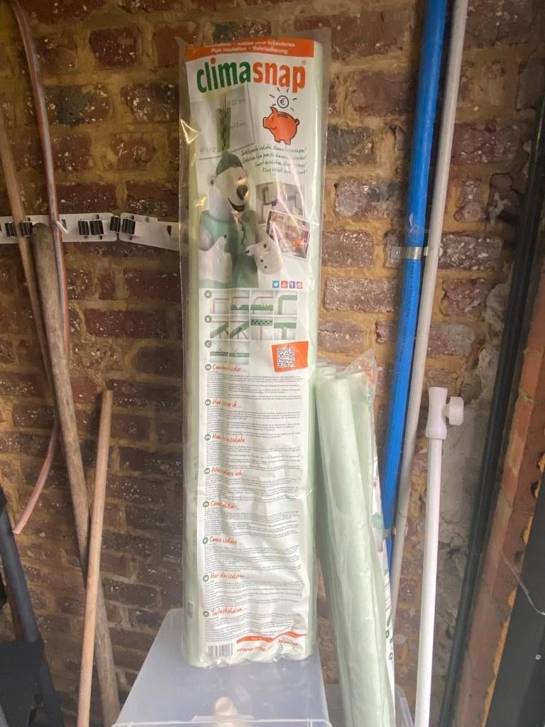 Buisisolatie Climasnap, Enlèvement, Neuf, Mousse rigide (PIR), Moins de 4 cm