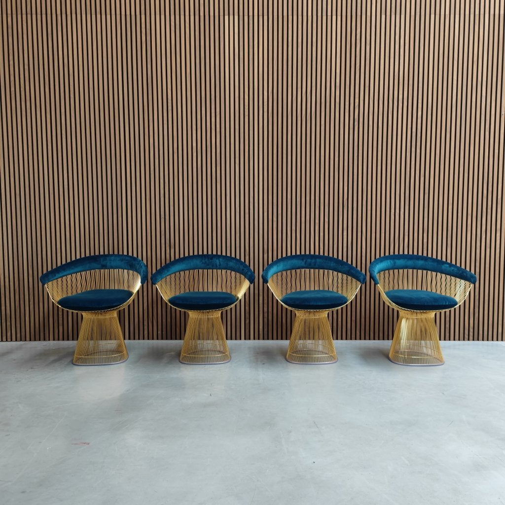 Knoll Warren platner eetkamerstoel - set van 4/6/8, Ophalen of Verzenden