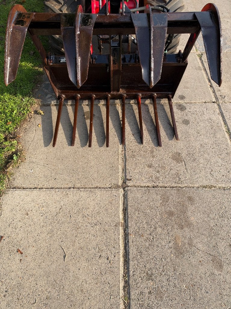 Hydraulische Whites mestklem voor aan shovel, Zakelijke goederen, Ophalen