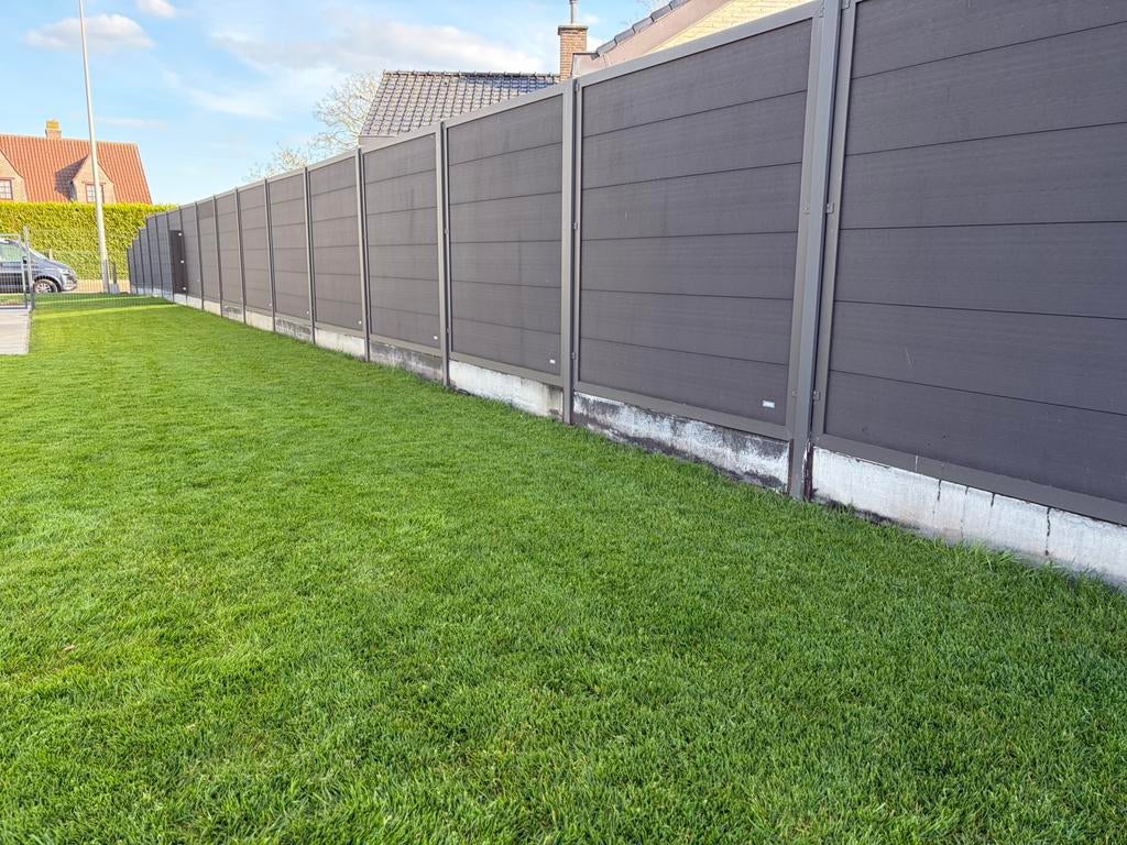 Betonplaat antraciet glad beton NIEUW 244.0180 cm, Overige materialen, Minder dan 3 meter, Nieuw, Ophalen of Verzenden