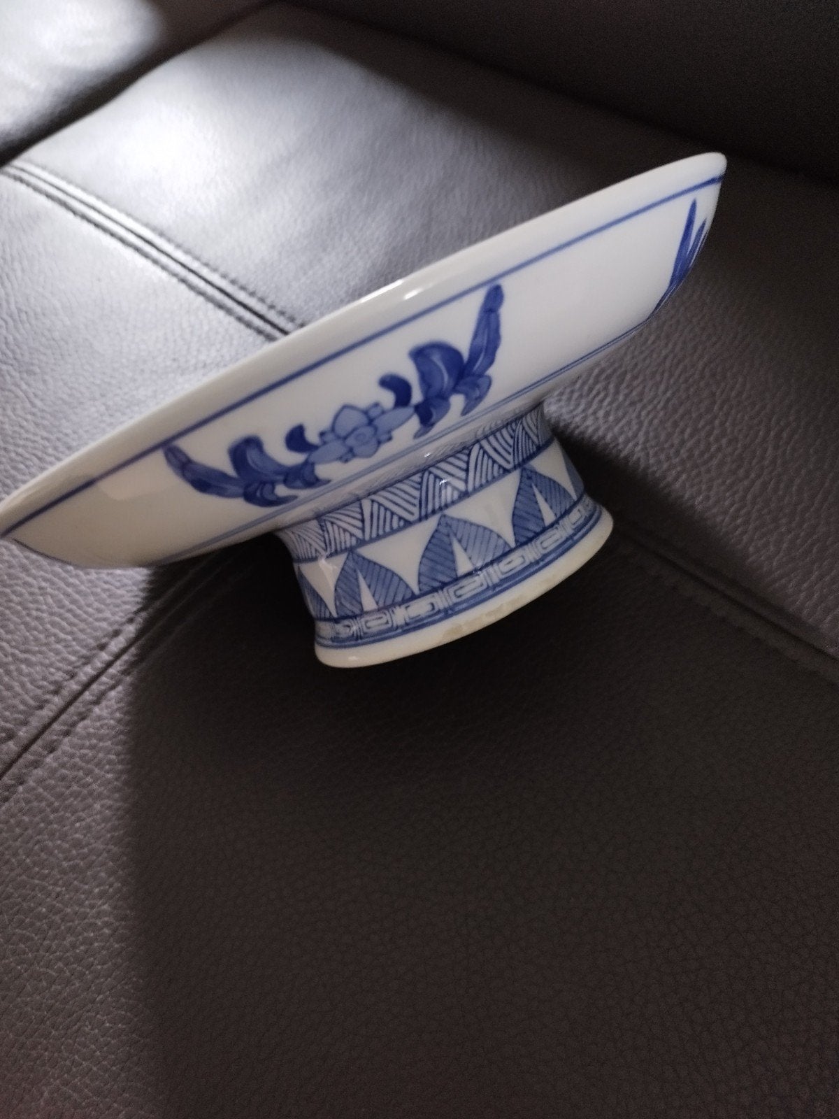 Coupe sur pied en porcelaine, Antiek en Kunst, Antiek | Schalen, Ophalen