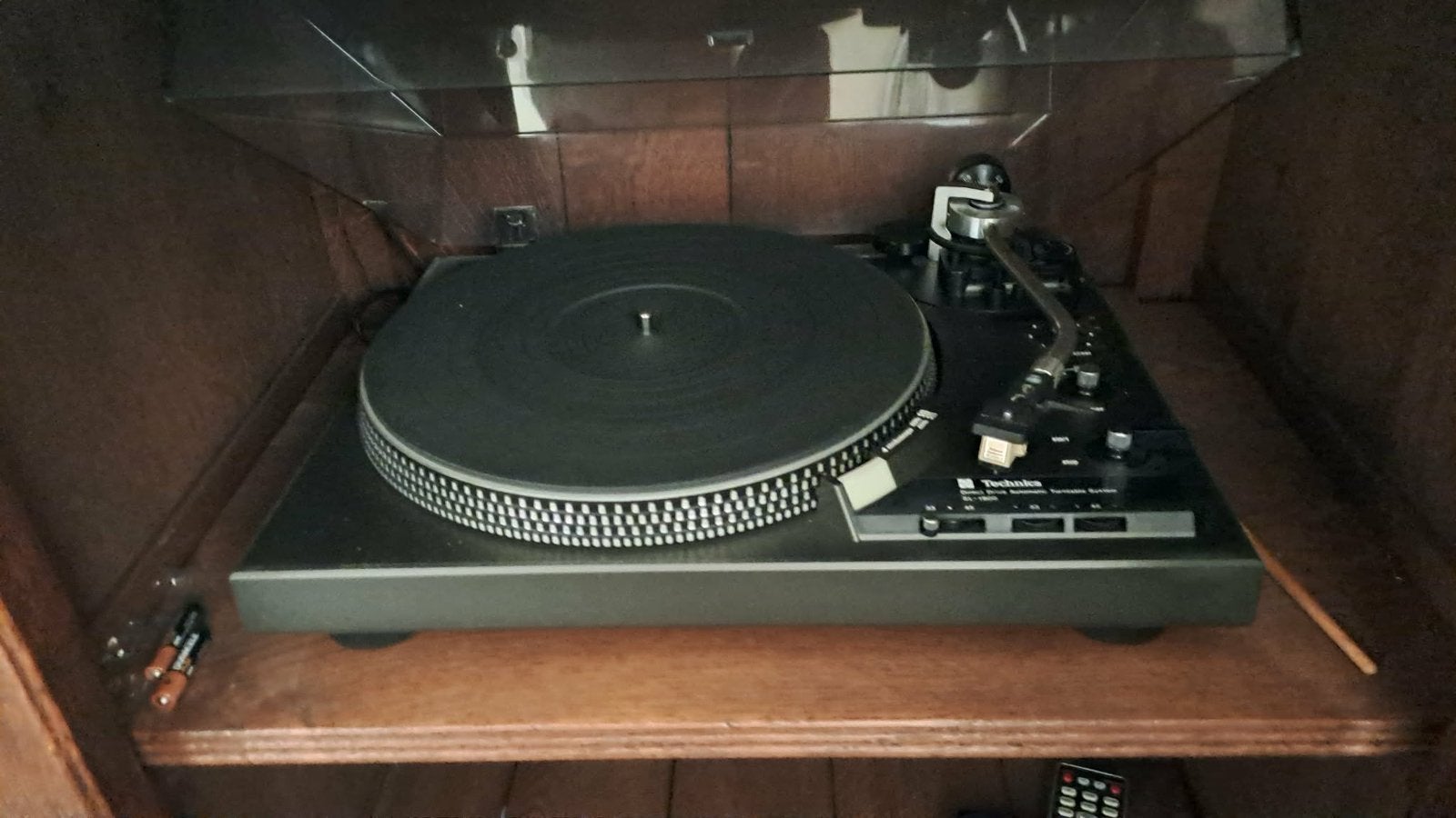Platenspeler met versterker ,Yamaha, Technics, Muziek en Instrumenten, Ophalen, Gebruikt, Technics