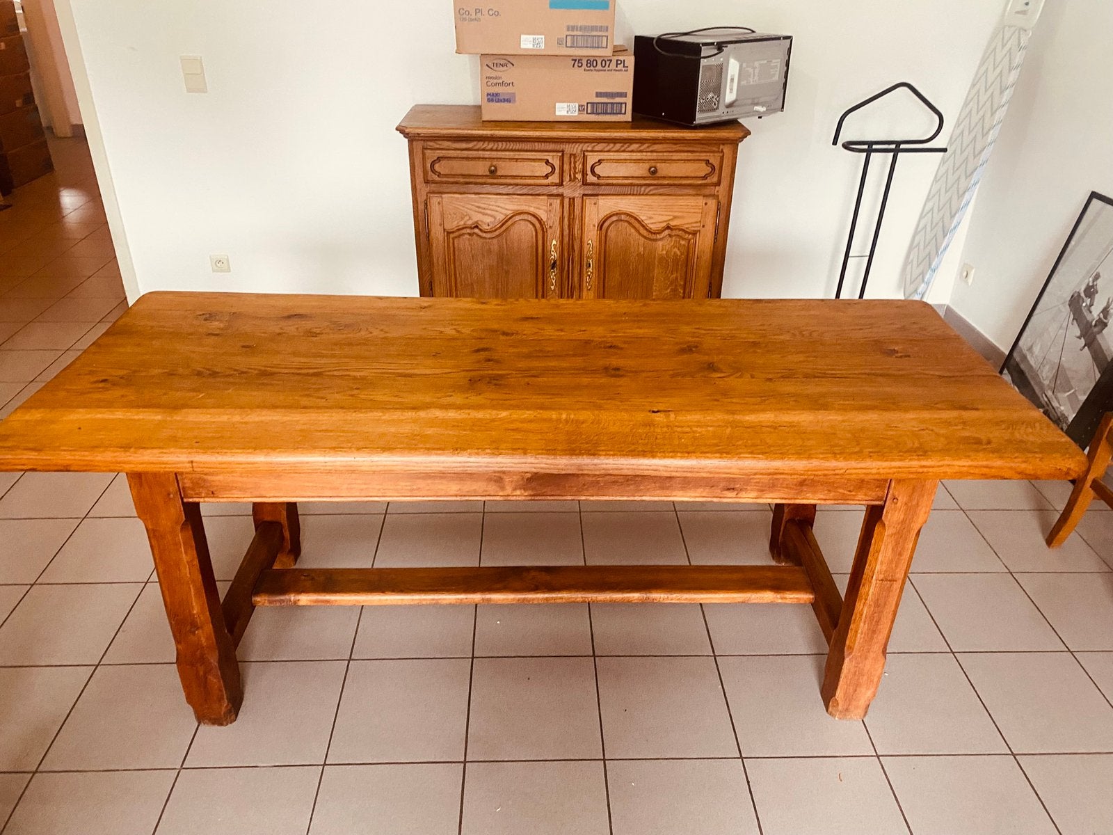 Table de salle à manger (6 pers) 76x200, Maison & Meubles, Enlèvement, Comme neuf