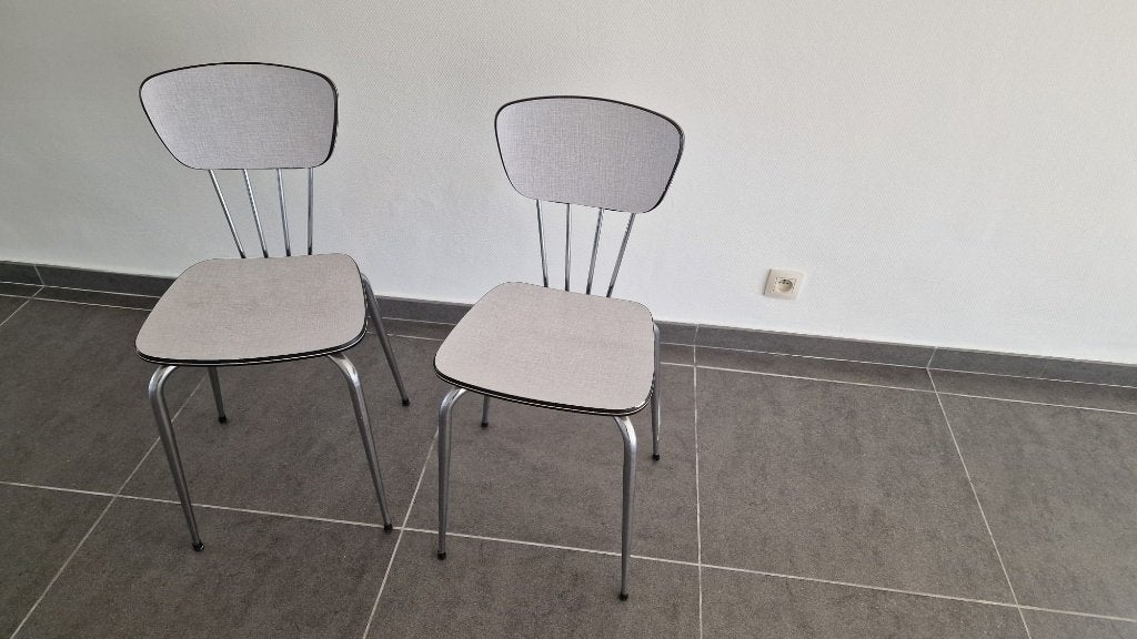2 chaises/chaises de travail en métal (voir description), Maison & Meubles, Enlèvement