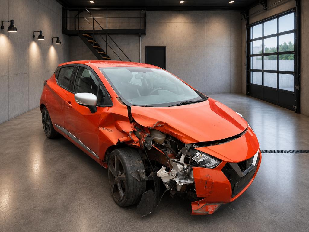 Nissan Micra 5drs 2018 1.0 IG-T N-Connecta- Euro 6 benzine, Autos : Divers, Voitures accidentées, Boîte manuelle, Autres couleurs