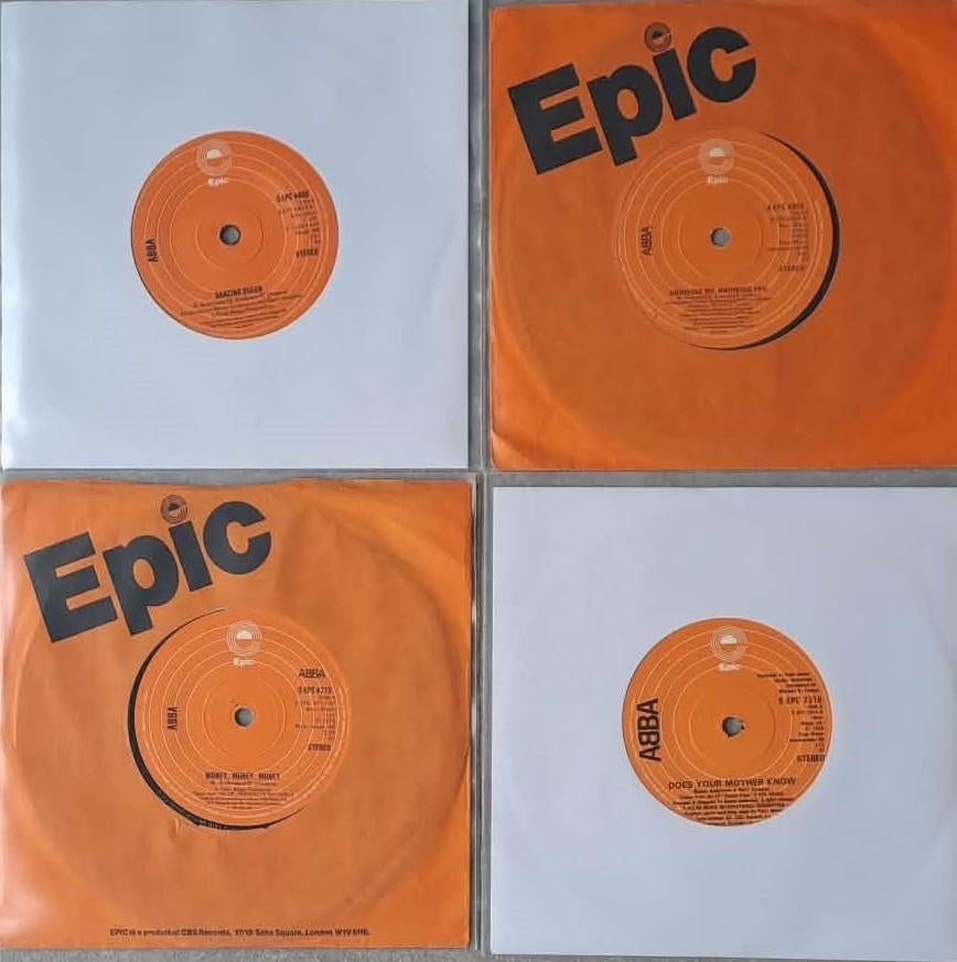 9 ABBA Singles   UK/Sweden/France/Holland, 7 inch, Single, Ophalen of Verzenden, Pop