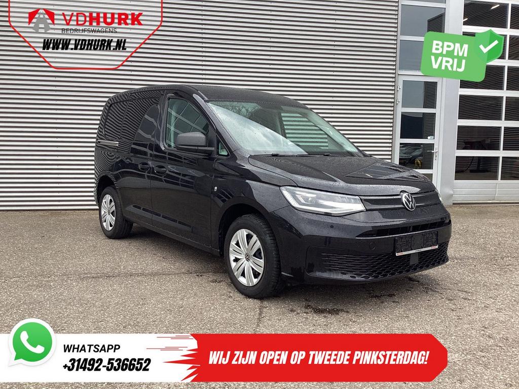 Volkswagen Caddy Cargo 1.5 TSI 115 pk DSG Aut. BENZINE LED/, Auto's, Bestelwagens en Lichte vracht, Automaat, Zwart, Bedrijf, Electronic Stability Program (ESP)