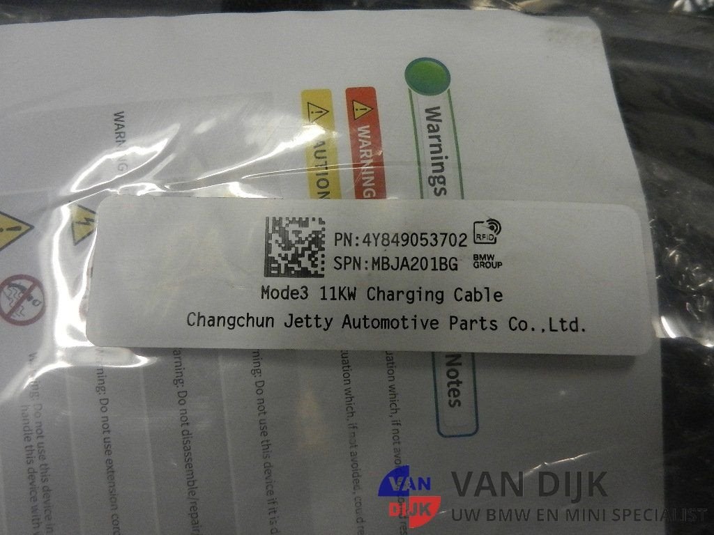 Laadkabel origineel BMW 3 Fase 5 Meter`61447827899, -, Laadkabel, -, -